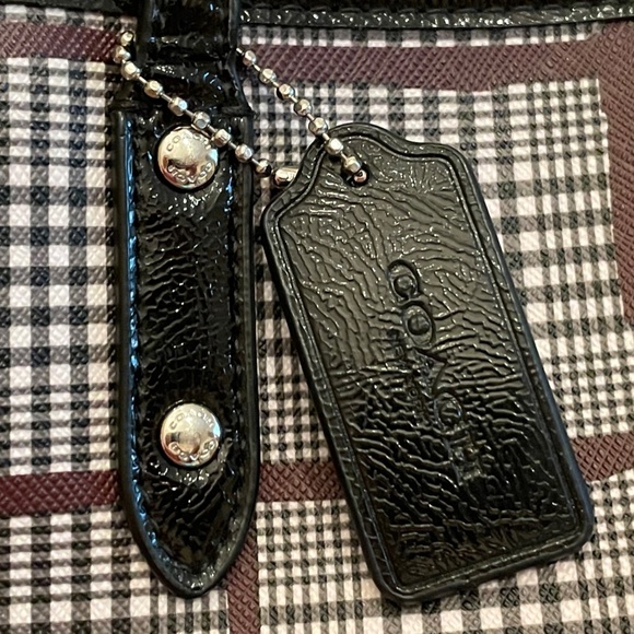 Coach Tartan/Plaid Handbag PLUS  Zip Wristlet - Picture 3 of 14